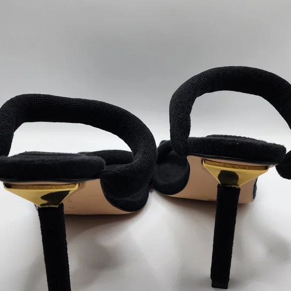 GOOD AMERICAN BLK/TERRY HEELS - Picture 6 of 9